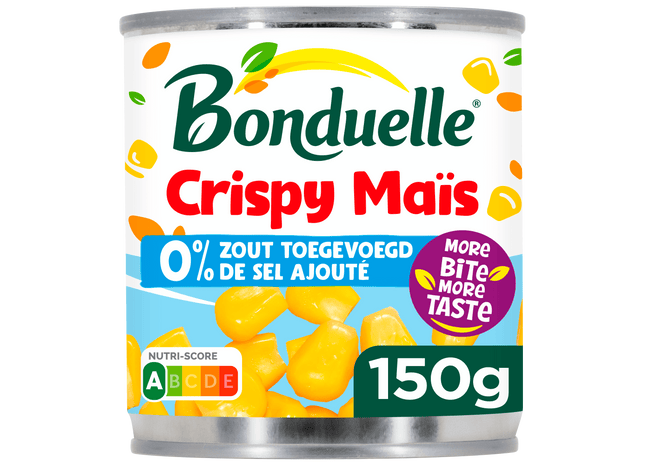 Bonduelle Crispy Maïs 0% zout