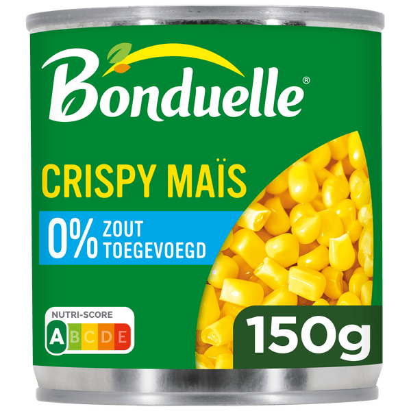 Bonduelle Crispy Maïs 0% zout