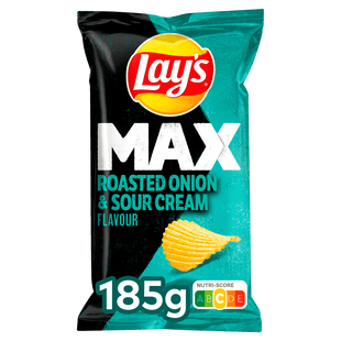 Lays Max Roasted Onion & sour cream