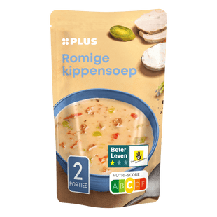 Suppe in der Tüte Hühnersuppe