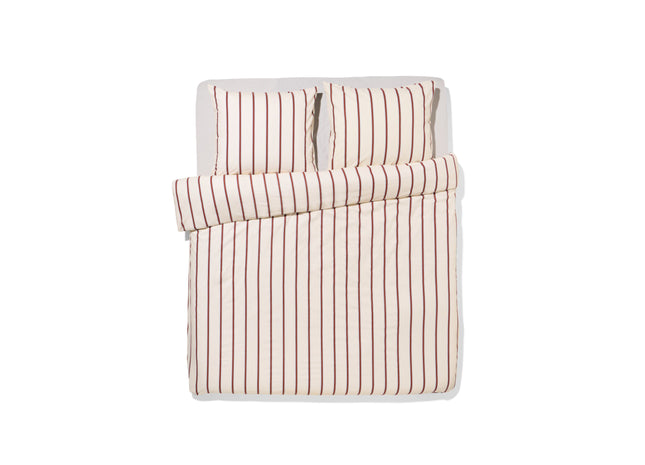 dekbedovertrek 240x200/220cm zacht katoen strepen