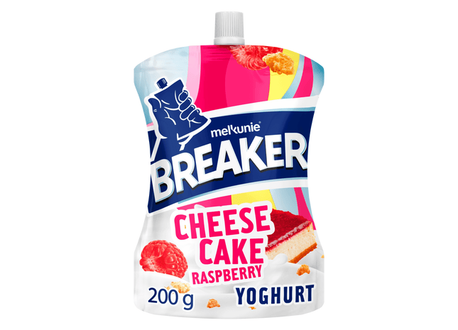 Melkunie Breaker Framboos Cheesecake Yoghurt