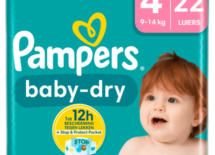 Pampers Baby-Dry maat 4 key size