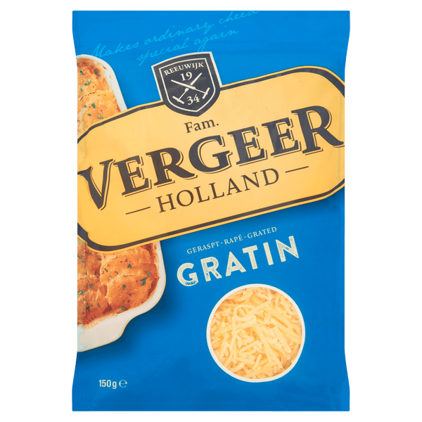 Vergeer Gratinkäse, gerieben