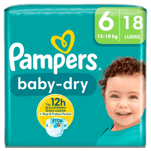 Pampers Baby-Dry Größe 6 Schlüsselgröße