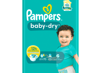 Pampers Baby-Dry maat 6 key size