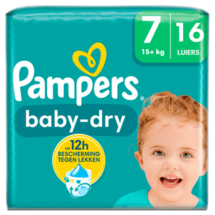 Pampers Baby-Dry maat 7 key size