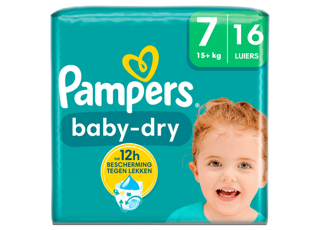 Pampers Baby-Dry maat 7 key size