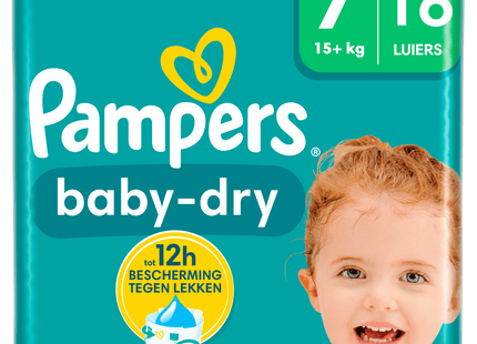 Pampers Baby-Dry maat 7 key size