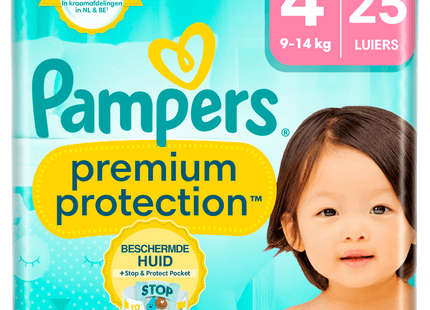 Pampers Premium Protection maat 4 Key size