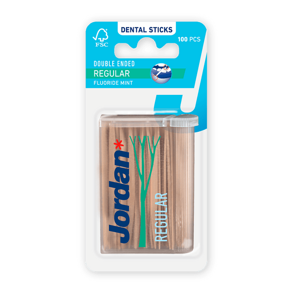 Jordan Dental Stick doppelseitig Regular