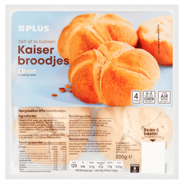 Kaiserbroodjes wit