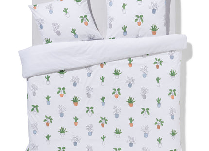 duvet cover soft cotton 240x220 plants