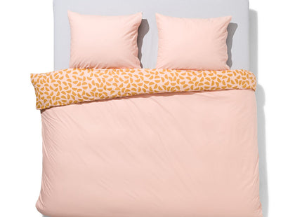 duvet cover soft cotton 240x220 circles pink