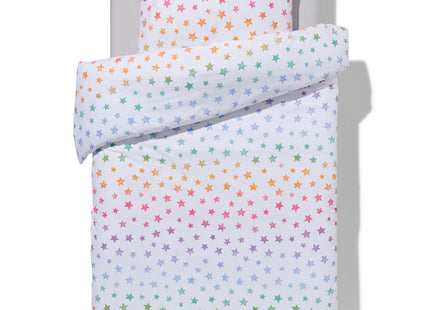 children's duvet cover soft cotton 140x200 stars