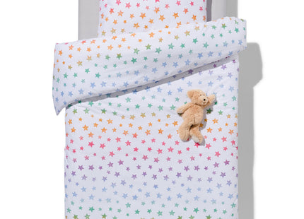 children's duvet cover soft cotton 140x200 stars