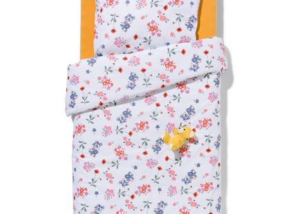 toddler duvet cover soft cotton 120x150 flowers