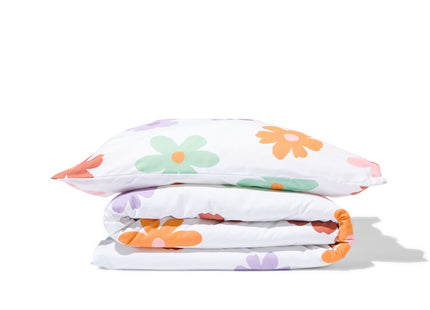 toddler duvet cover soft cotton 120x150 flowers