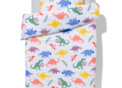 children's duvet cover soft cotton 140x200 dino