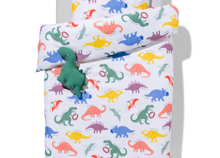 children's duvet cover soft cotton 140x200 dino