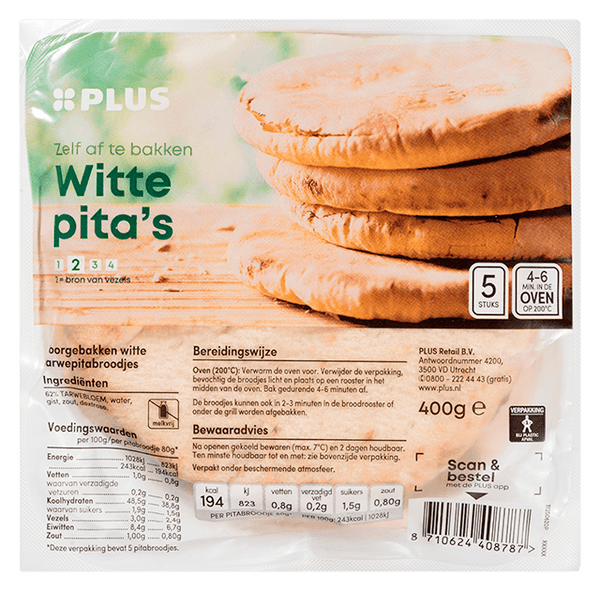 Maaltijdpita 5st  Dutchshopper