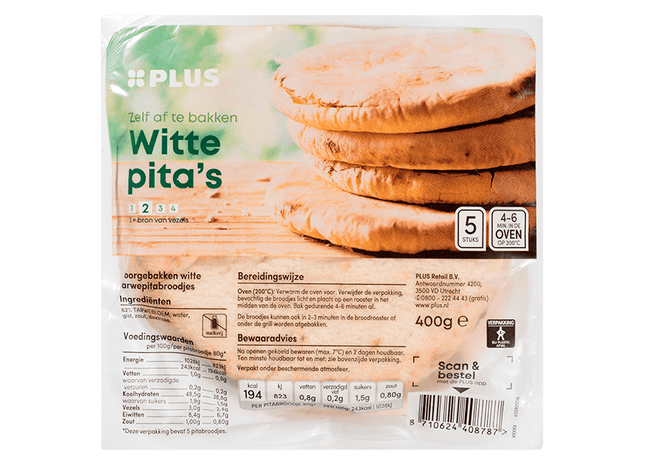 Maaltijdpita 5st  Dutchshopper