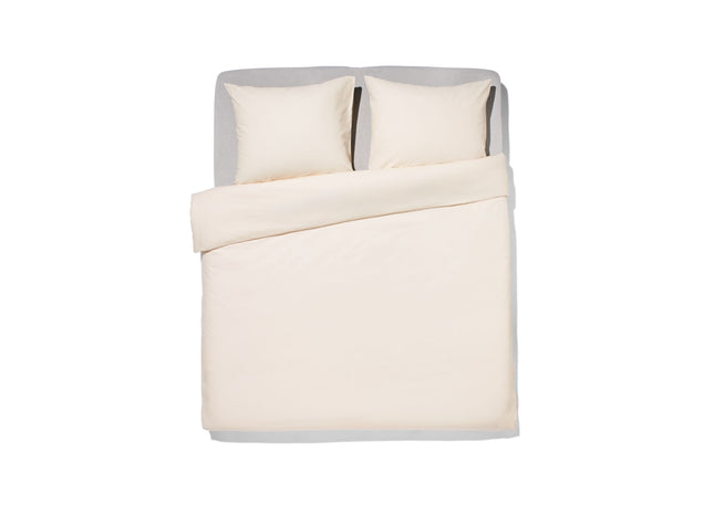 dekbedovertrek 240x200/220cm zacht katoen beige