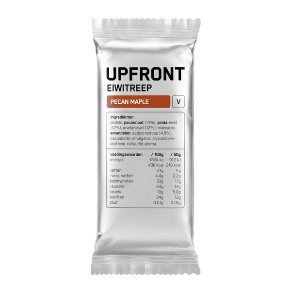 Upfront Eiwitreep pecan maple