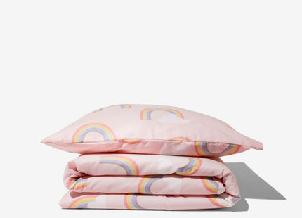 toddler duvet cover 120x150 soft cotton rainbow