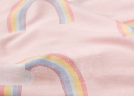 toddler duvet cover 120x150 soft cotton rainbow