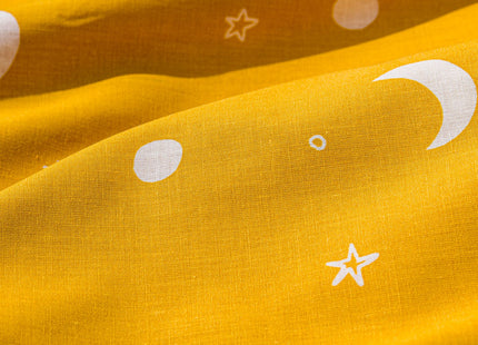 children's duvet cover 140x200 soft cotton stars