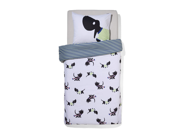 Takkie kinderdekbedovertrek 140x200cm zacht katoen