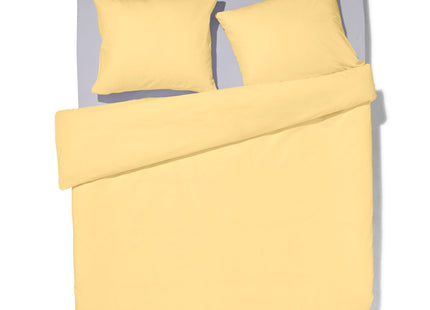 duvet cover soft cotton 200x200/220 light yellow