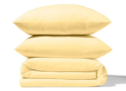 duvet cover soft cotton 240x200/220 light yellow