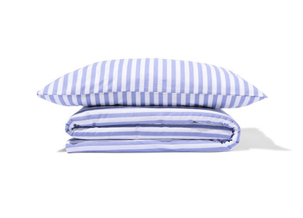 toddler duvet cover soft cotton 120x150 stripe lavender