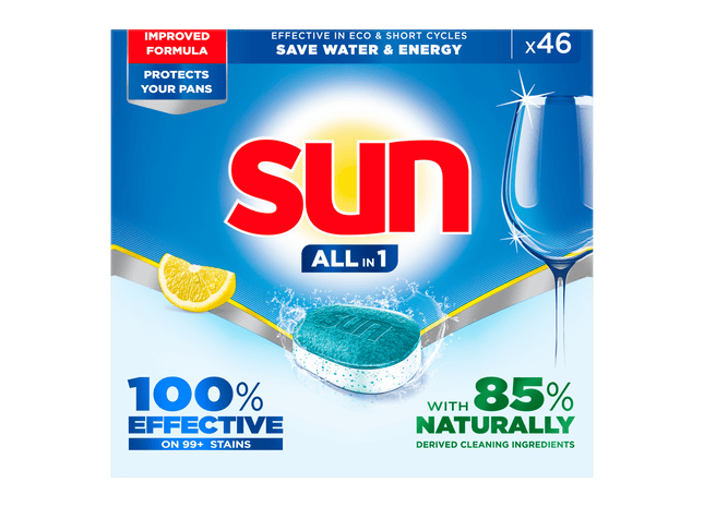 Sun vaatwastabletten allin1 citroen