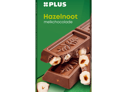 Chocoladereep melk hazelnoot Fairtrade