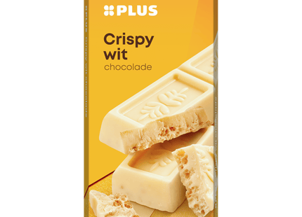 Chocoladereep wit ricecrisp Fairtrade