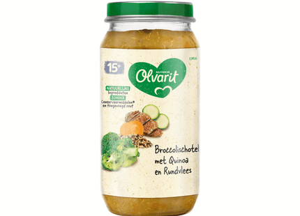 Olvarit 15M16 Broccolischotel quinoa rundvlees
