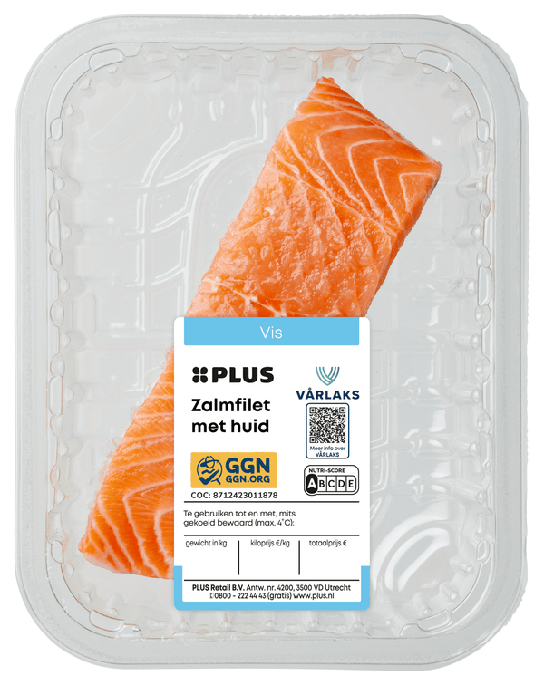 Zalmfilet met huid