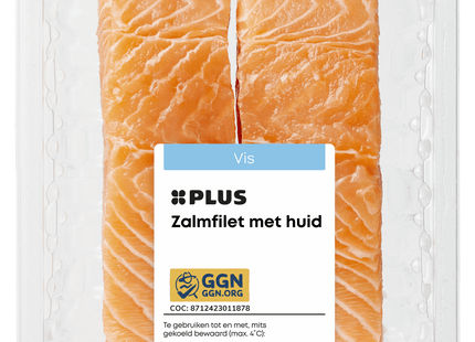 Zalmfilet met huid 2st
