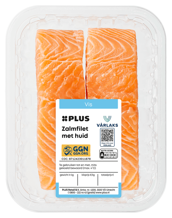 Lachsfilet mit Haut