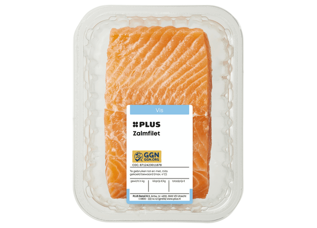 Zalmfilet zonder huid