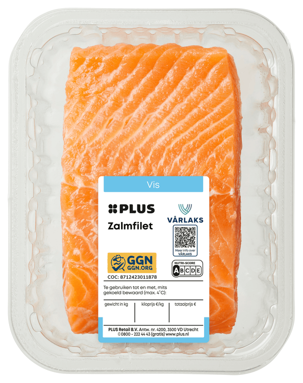 Zalmfilet zonder huid