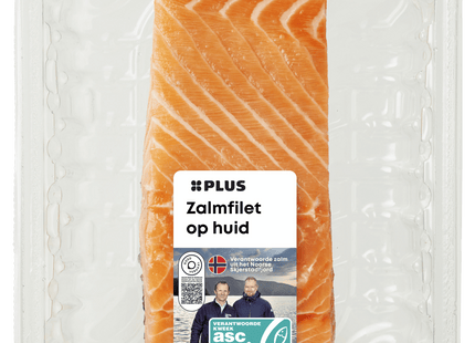 Zalmfilet met huid