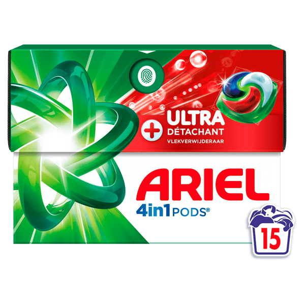 Ariel + Pods 4in1 ultra vlekverwijderaar