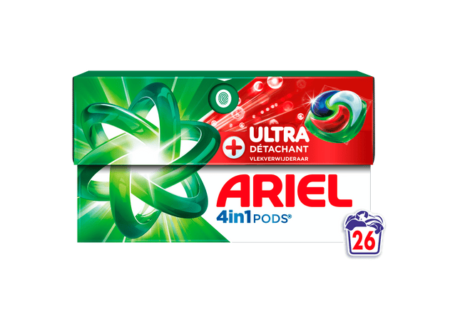 Ariel + Pods 4in1 ultra vlekverwijderaar