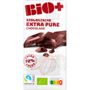 BIO+ Schokoladentafel Zartbitter 72% Kakao Fairtrade