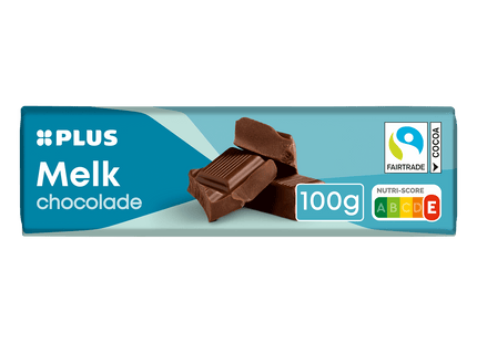 Chocoladereep melk Fairtrade