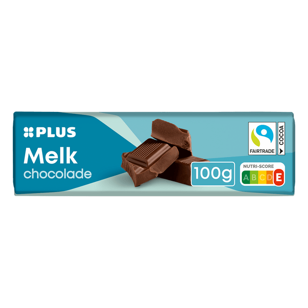 Chocoladereep melk Fairtrade